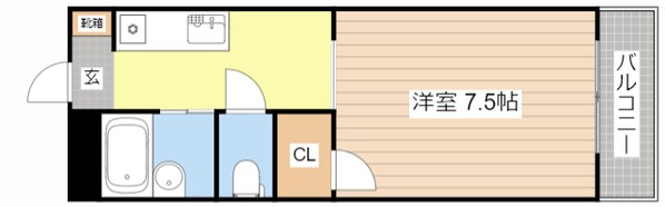 メゾネット石原の物件間取画像